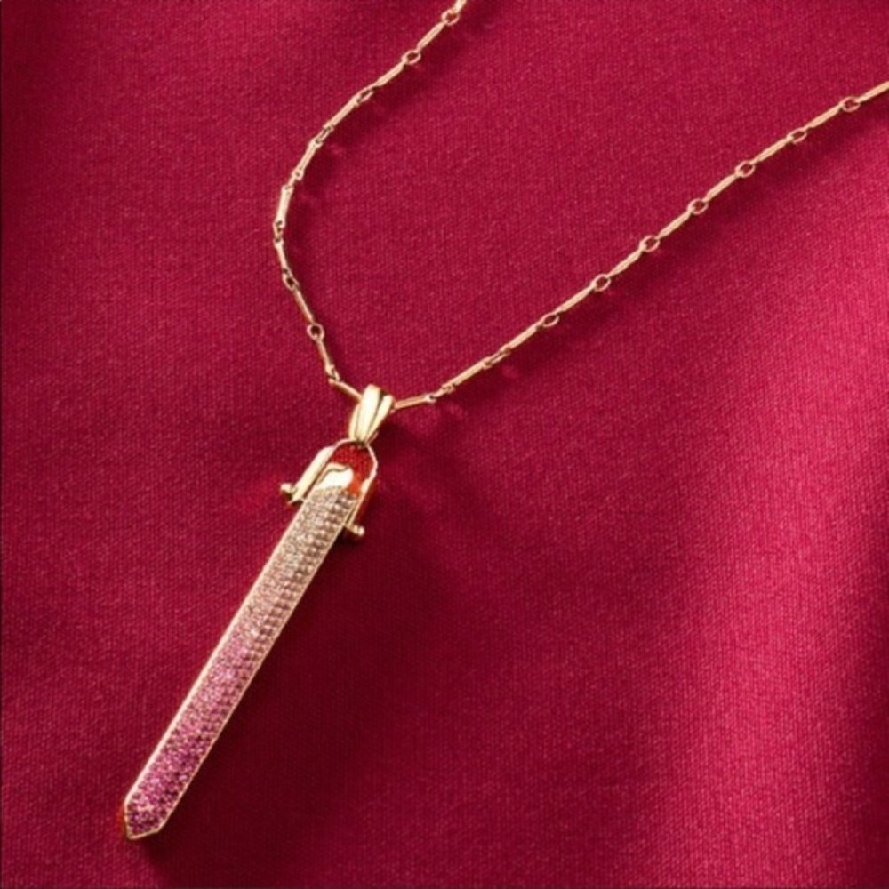 Stella & Dot Rebel Pendant Necklace - Pink Ombre - Breast Cancer Awareness NWT